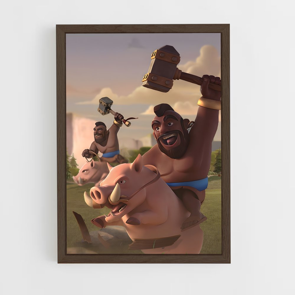 Poster Le Marteau du Hog Rider – affiche Clash royale (vue 5)